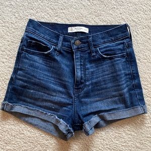 A&F High Waisted Denim Shorts